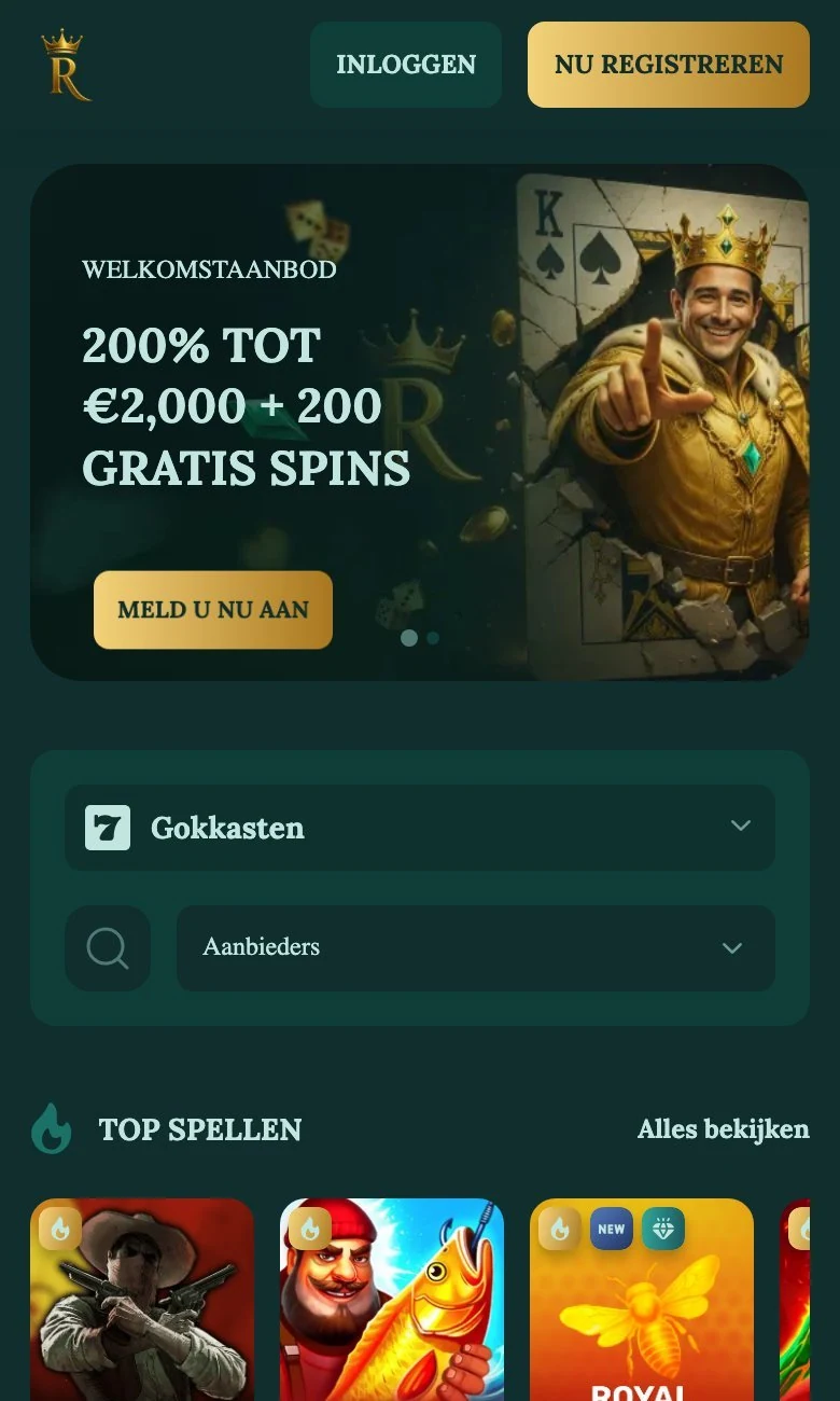 Royalen: mobiele versie